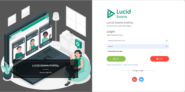 https://lucidity.blob.core.windows.net/lucid-exams-docs/Lucid%20Exams%20Assessor%20Manual%20images/382046c5-deb7-49dc-a881-9d0d6f811960-already-have-an-account.png